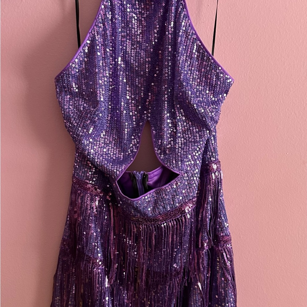 SHEIN Lavender Sequin Dress